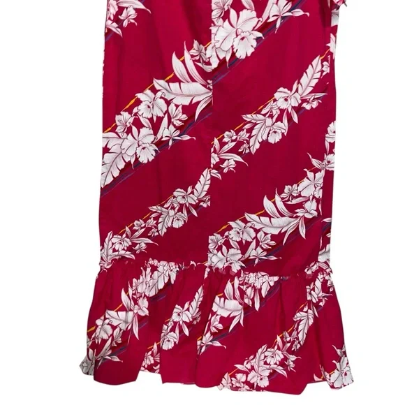 Vintage Malihini Hawaii Dress Womens XS 60s Maxi Caftan Muu Muu USA Hawaiian - Picture 4 of 10
